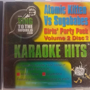 Atomic Kittens vs Sugarbabes Karaoke Hits Various Artists CD Top-quality