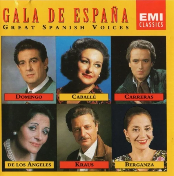 Gala de España - Great Spanish Voices various 1992 CD Top-quality