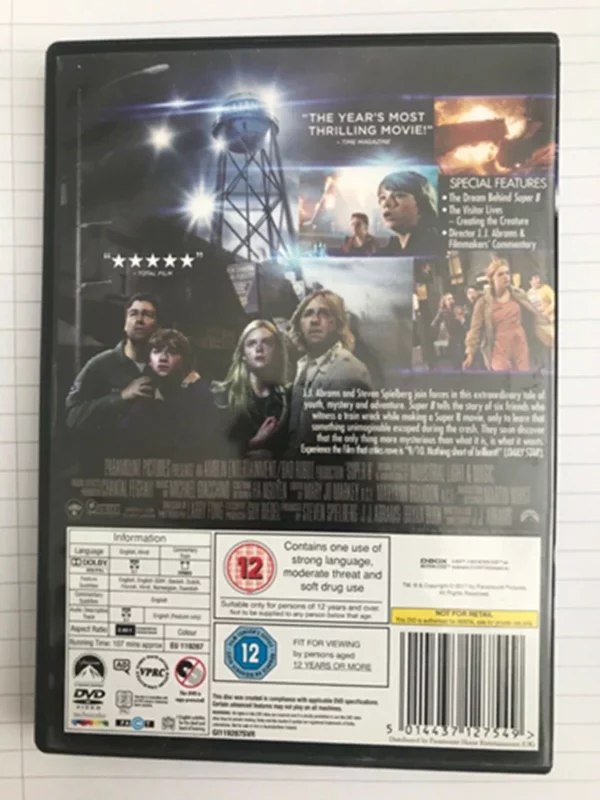 Super 8 Kyle Chandler 2011 DVD Top-quality Free UK shipping