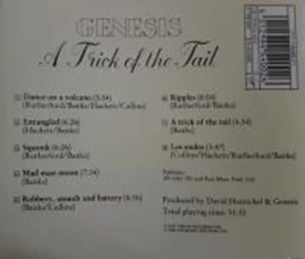 A Trick Of The Tail Genesis 1984 CD Top-quality Free UK shipping