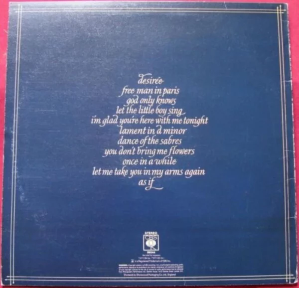 I'm Glad You're Here With Me Tonight Neil Diamond 1977 Records Top-quality