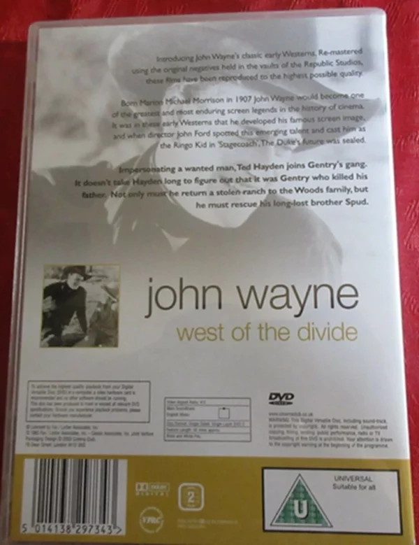 The Star Packer John Wayne 2003 DVD Top-quality Free UK shipping