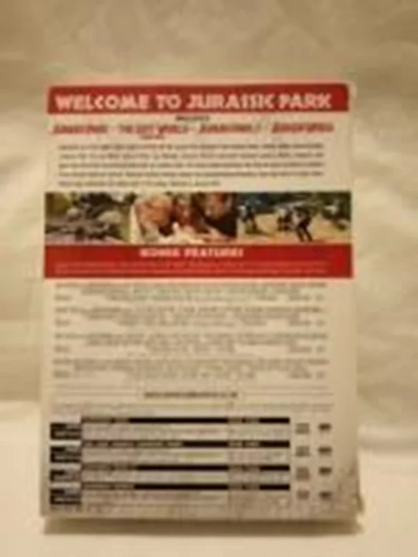 Jurassic Park Collection Richard Attenborough 2015 DVD Top-quality