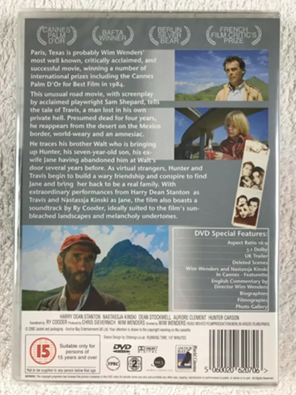 Paris, Texas Harry Dean Stanton 2002 DVD Top-quality Free UK shipping