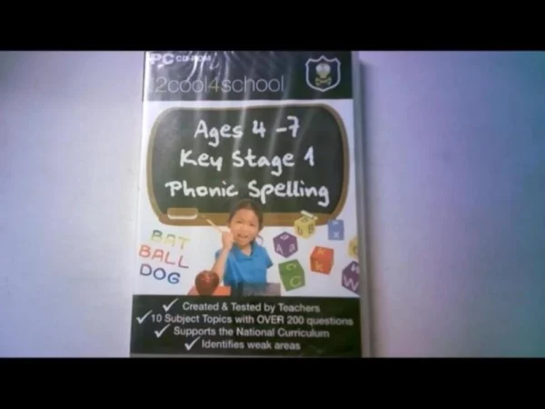 Phonic SPELLING - Ages4-7 Windows 2000/ME/XP/Vista Top-quality Free UK shipping