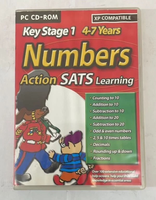 Numbers Action SATS Learning Key Stage 1 Windows 95/98/2000/XP Top-quality