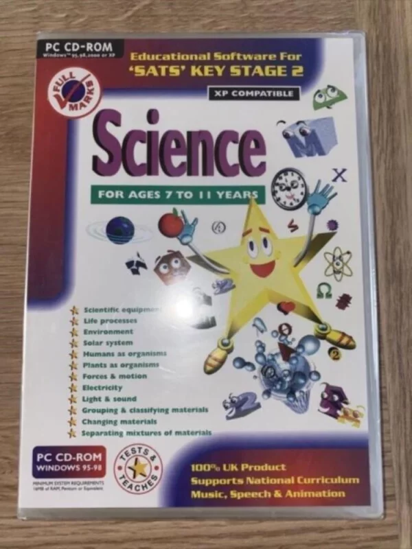 Science Ages 7-11 Windows 95/98/2000/ME/XP 2000 Top-quality Free UK shipping