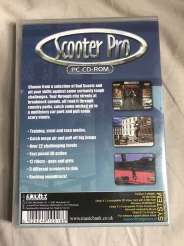 Scooter Pro PC 2002 Top-quality Free UK shipping