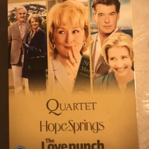 Quartet/Hope Springs/The Love punch Meryl Streep 2015 New DVD Top-quality