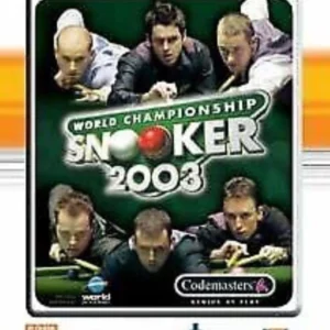 World Championship Snooker 2003 Windows 98SEMe/XP 2003 Top-quality