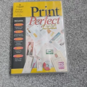 PRINT PERFECT GOLD Windows 95 or higher Top-quality Free UK shipping