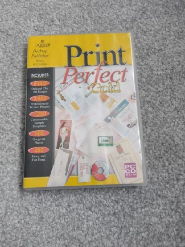 PRINT PERFECT GOLD Windows 95 or higher Top-quality Free UK shipping