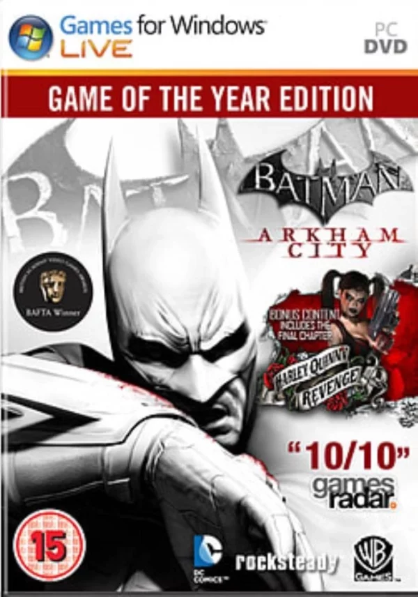 Batman: Arkham City Windows Vista/XP 2012 Top-quality Free UK shipping