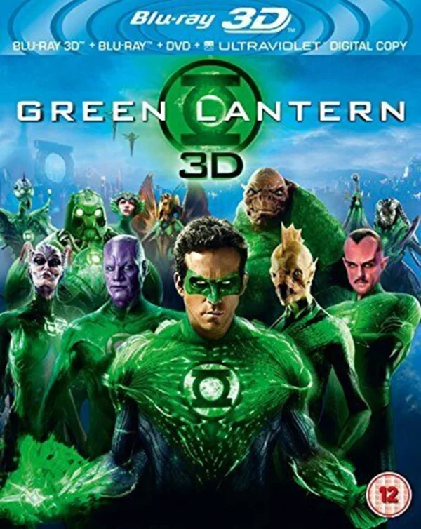 Green Lantern Ryan Reynolds 2012 Blu-ray Top-quality Free UK shipping