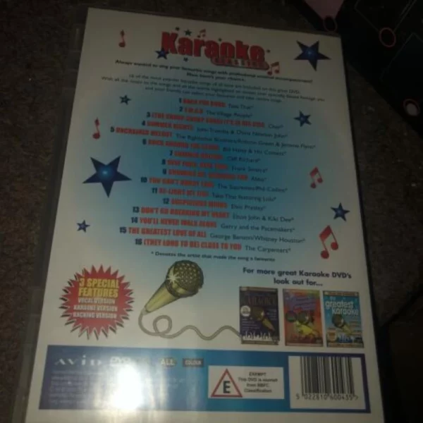 Karaoke Classics Karaoke 2000 DVD Top-quality Free UK shipping