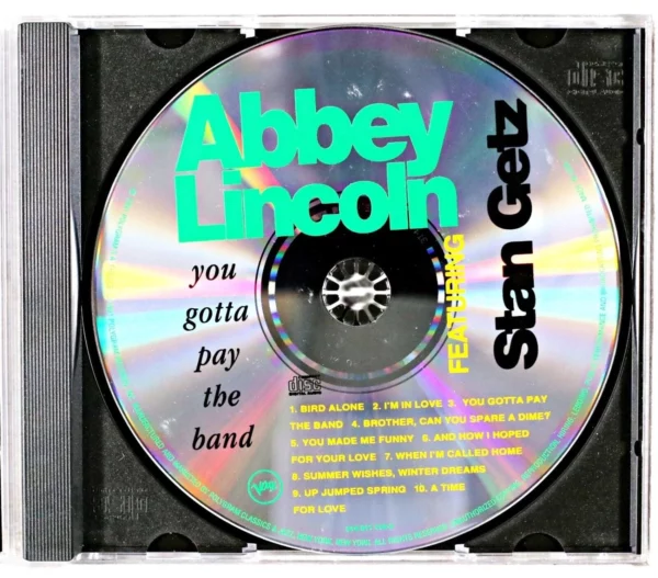 You Gotta Pay The Band Abbey Lincoln/Stan Getz 1991 CD Top-quality