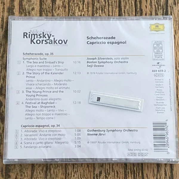 Rimsky-Korsakov: Scheherazade Various 1988 CD Top-quality Free UK shipping