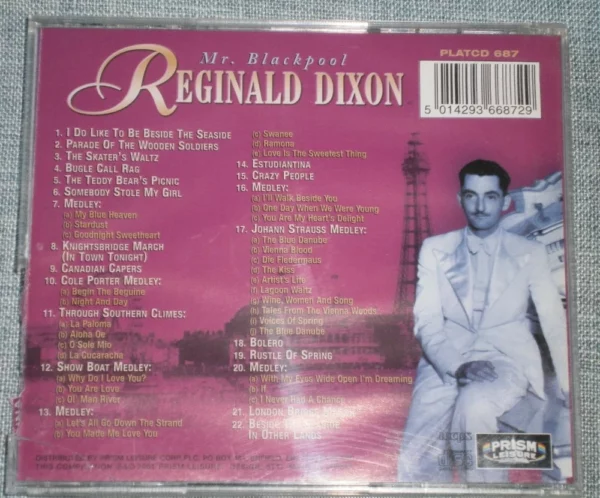 Mr Blackpool Reginald Dixon 2001 CD Top-quality Free UK shipping