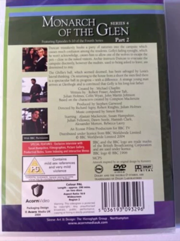 Monarch of the Glen - Series 4, Part 2 Alexander Morton 2004 DVD Top-quality