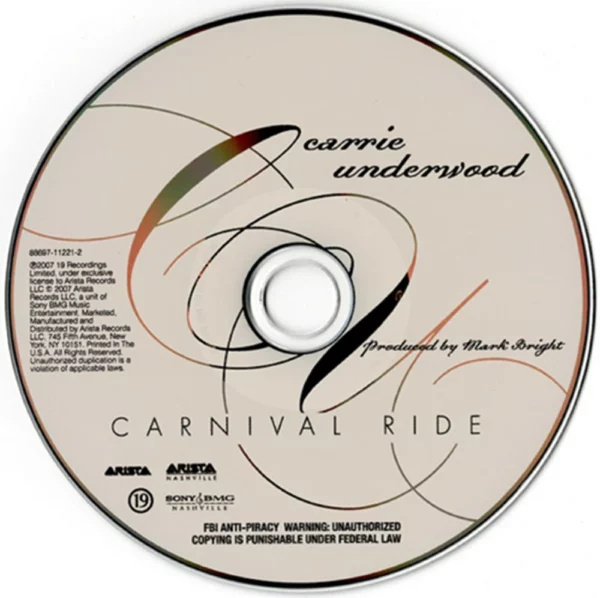 Carnival Ride Carrie Underwood 2007 CD Top-quality Free UK shipping