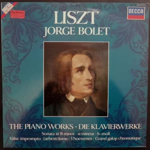 The Piano Works Jorge Bolet Liszt 1984 Records Top-quality Free UK shipping