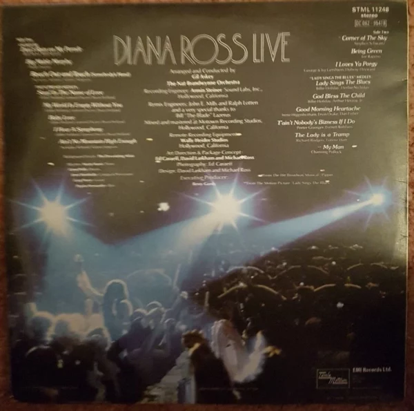 Live Diana Ross 1974 Records Top-quality Free UK shipping