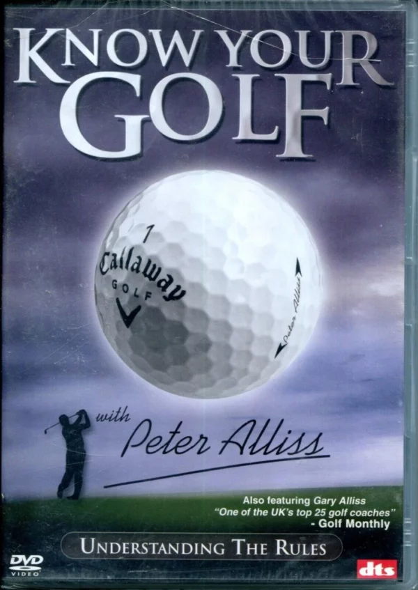 Know Your Golf Peter Alliss 2004 New DVD Top-quality Free UK shipping