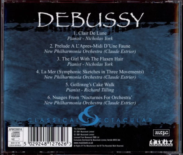 Debussy Debussy 2001 CD Top-quality Free UK shipping