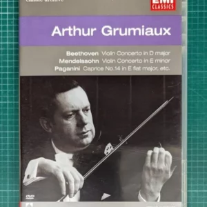 Arthur Grumiaux - Beethoven / Mendelssohn / Paganini ARTHUR GRUMIAUX DVD