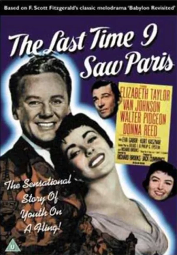 The Last Time I Saw Paris Elizabeth Taylor 2003 DVD Top-quality