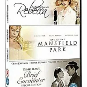 Rebecca/Mansfield Park/Brief Encounter Emilia Fox 2008 DVD Top-quality