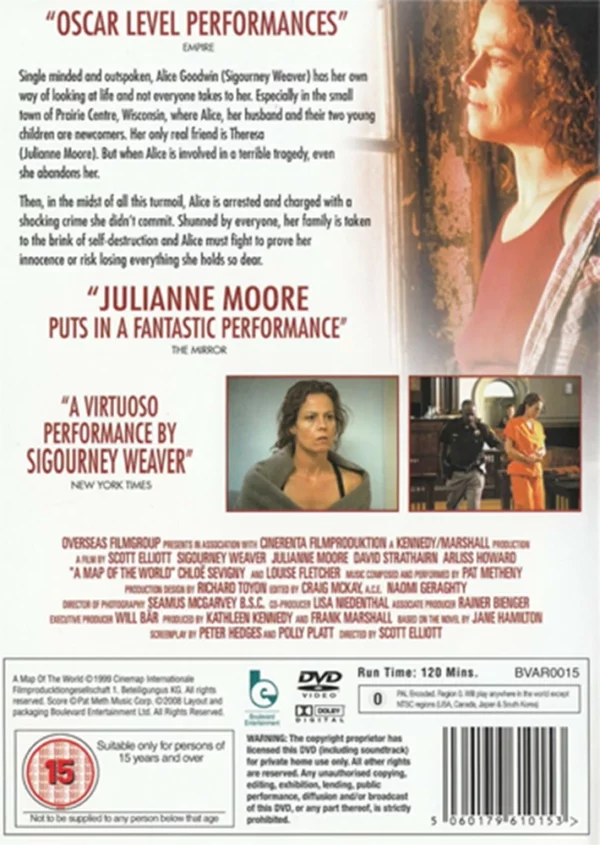 A Map Of The World Sigourney Weaver 2008 DVD Top-quality Free UK shipping