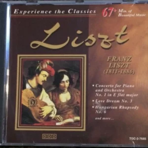 Experience The Classics Franz Liszt 1996 CD Top-quality Free UK shipping