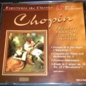 Chopin: Prelude in D flat, Piano Concerto No.2 etc various 1996 CD Top-quality