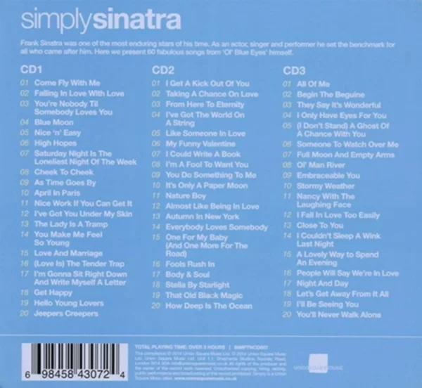 Simply Sinatra Frank Sinatra 2014 New CD Top-quality Free UK shipping