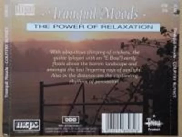 Tranquil Moods The Power of Relaxation Country Sunset Various Artists CD