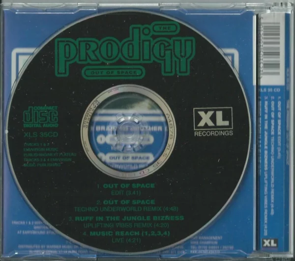 Prodigy - Out of Space The Prodigy CD Top-quality Free UK shipping