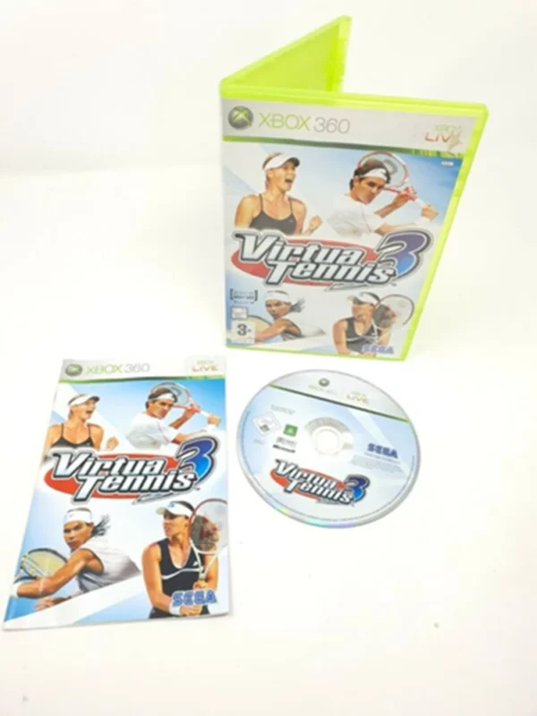 Virtua Tennis 3 Microsoft Xbox 360 2007 Top-quality Free UK shipping