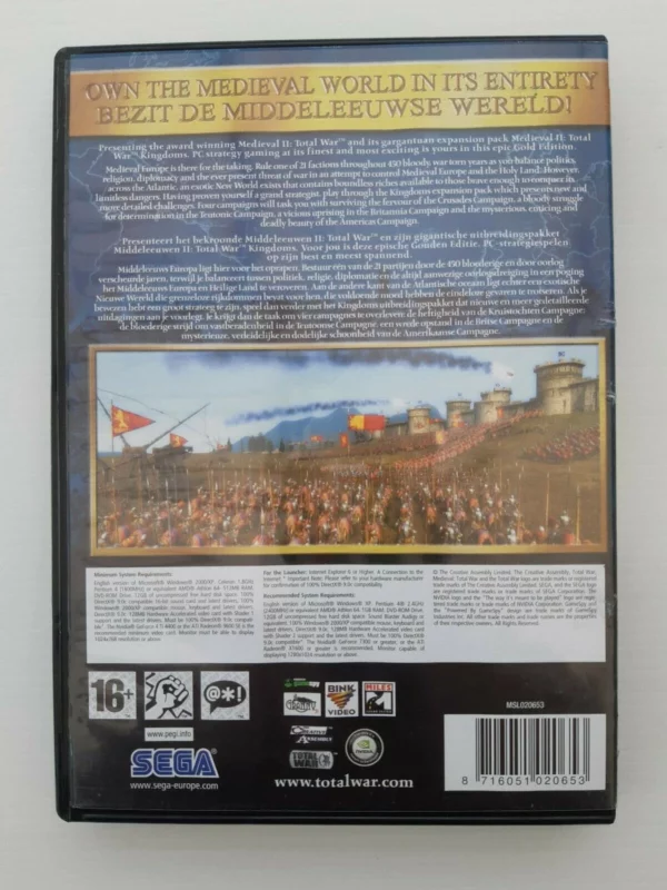 Medieval II Total War Windows 2000/XP Top-quality Free UK shipping