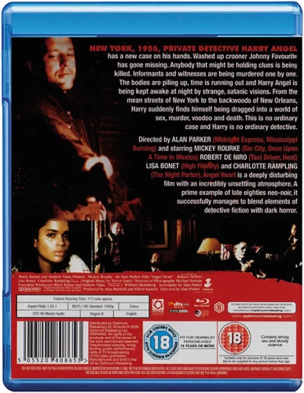 Angel Heart Robert De Niro 200. Blu-ray Top-quality Free UK shipping