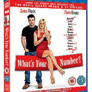 What's Your Number? Chris Evans 2011 Blu-ray Top-quality Free UK shipping