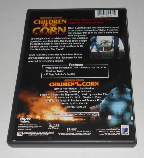 Children of Corn Linda Hamilton 1984 DVD Top-quality Free UK shipping