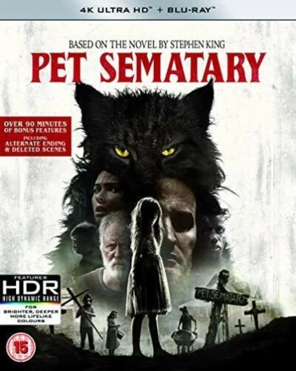 Pet Sematary Jason Clarke 2019 Blu-ray Top-quality Free UK shipping