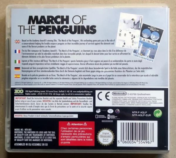 March of the Penguins Nintendo DS Top-quality Free UK shipping