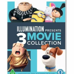 Illumination 3-Movie Collection Steve Carell 2020 New DVD Top-quality