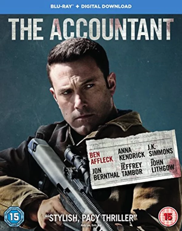 The Accountant Ben Affleck 2016 Blu-ray Top-quality Free UK shipping