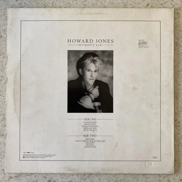 Human's Lib Howard Jones 1983 Records Top-quality Free UK shipping