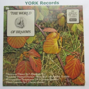 The World Of Brahms BRAHMS 1973 Records Top-quality Free UK shipping