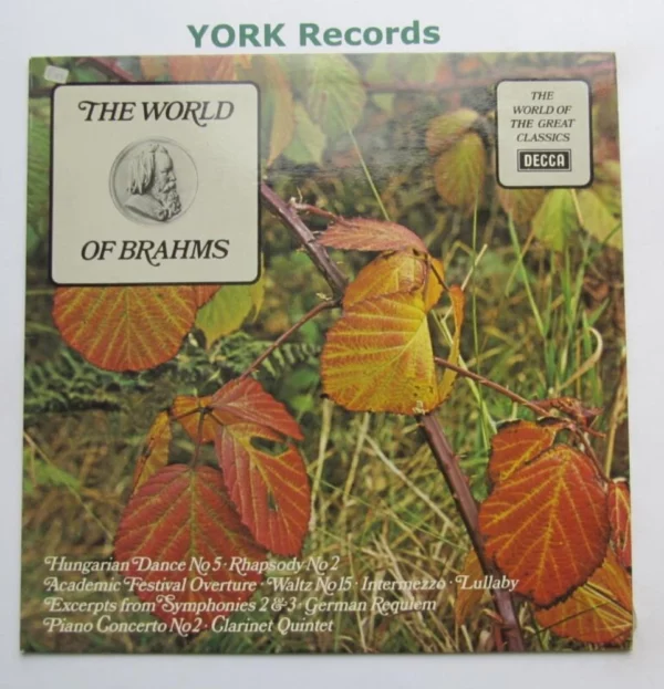 The World Of Brahms BRAHMS 1973 Records Top-quality Free UK shipping