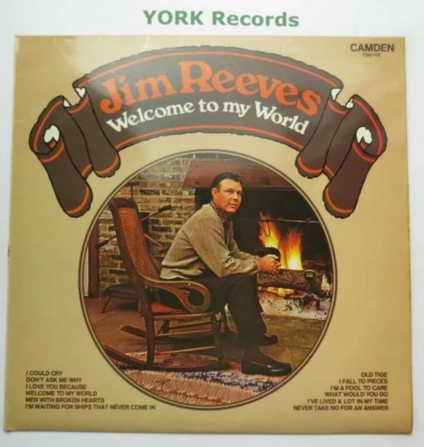 Welcome To My World Jim Reeves 1973 Records Top-quality Free UK shipping